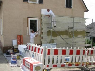Dämmung Garage geht voran Dämmung Garage geht voran